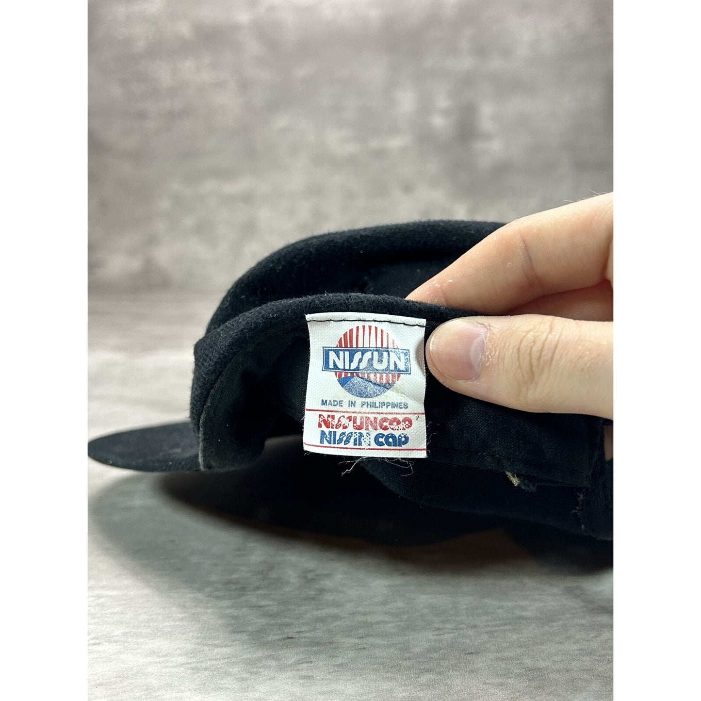Vintage 90s Driven Not By His Nails By His Love Jesus Snapback Hat OSFA Black