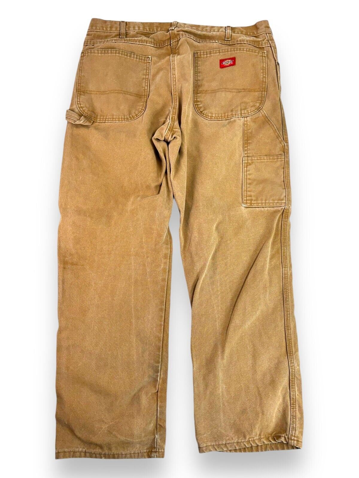 Vintage Dickies Canvas Work Wear Carpenter Pants Size 36W Beige
