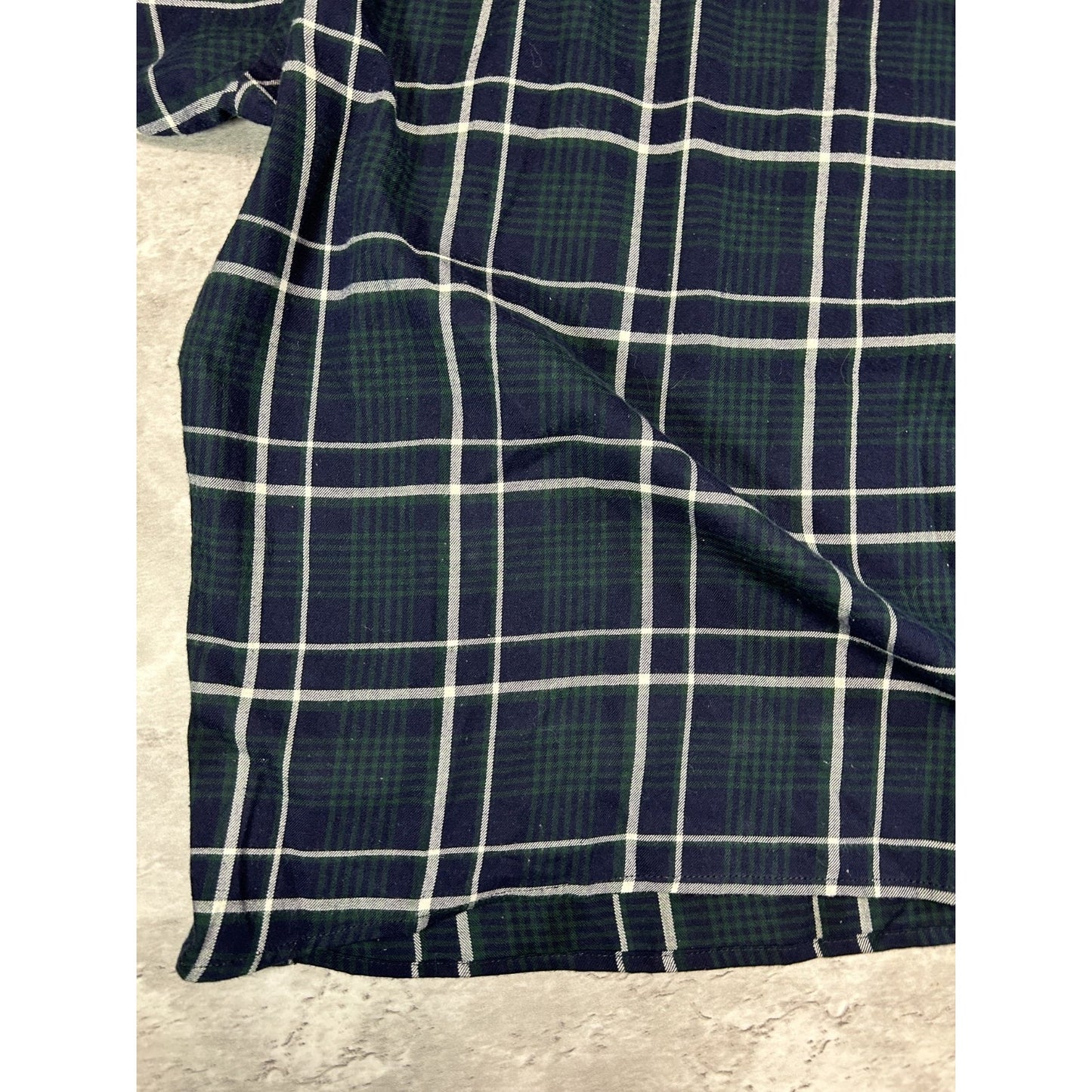 VTG Polo Ralph Lauren Plaid Reworked Cropped Long Sleeve Button Up Shirt Sz XXL