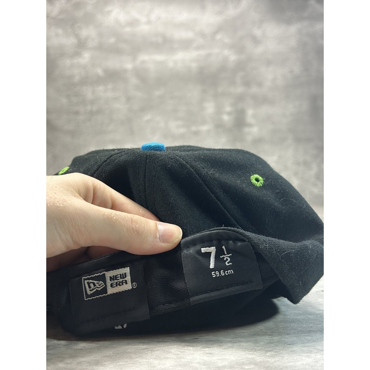 Pensacola Blue Wahoos MiLB Embroidered Logo Baseball Fitted Hat 7 1/2