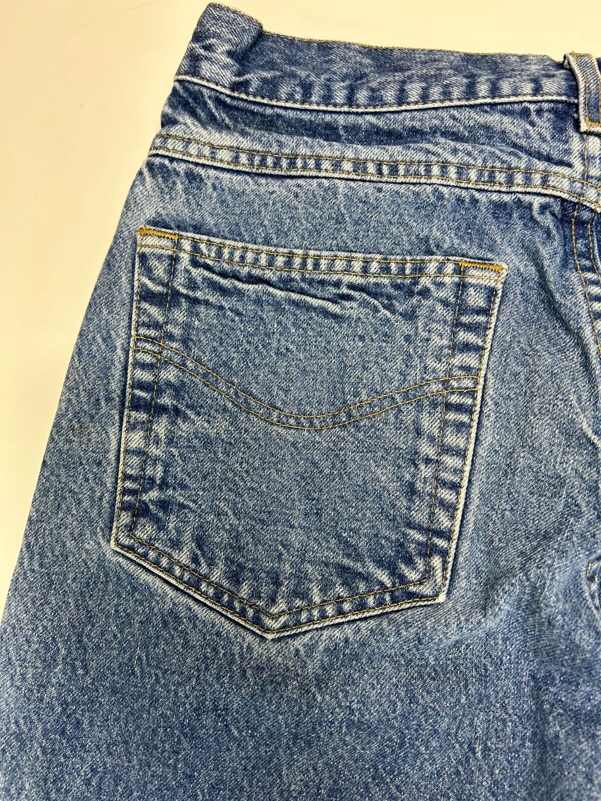 Vintage Carhartt Medium Wash Denim Work Wear Pants Size 30W Blue