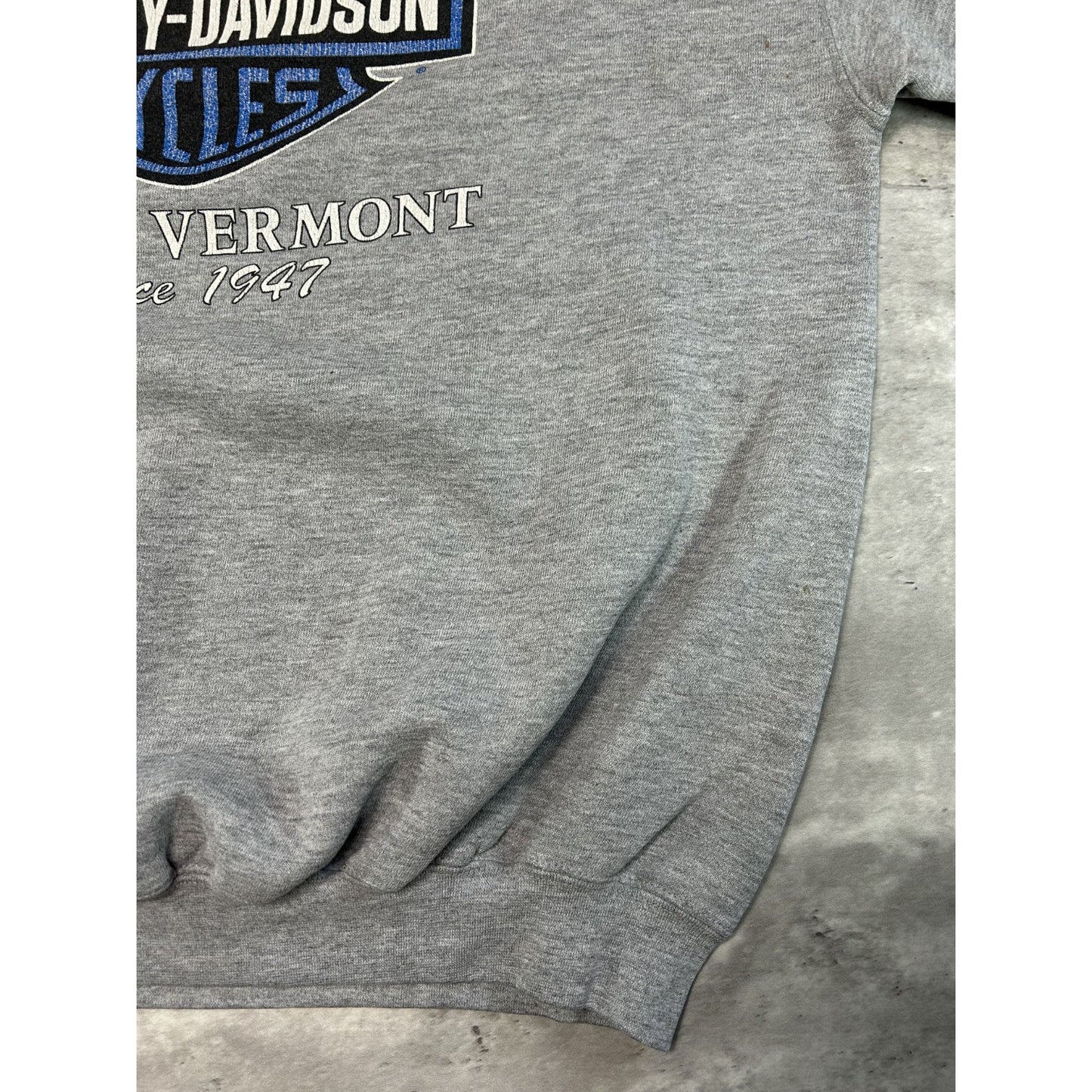 Vintage 2000 Harley Davidson Classic Logo Spellout Graphic Sweatshirt Size XL