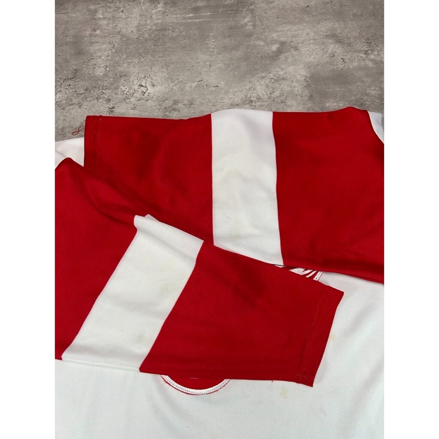 Vintage 90s Detroit Red Wings NHL CCM Maska Hockey Jersey Size Medium White