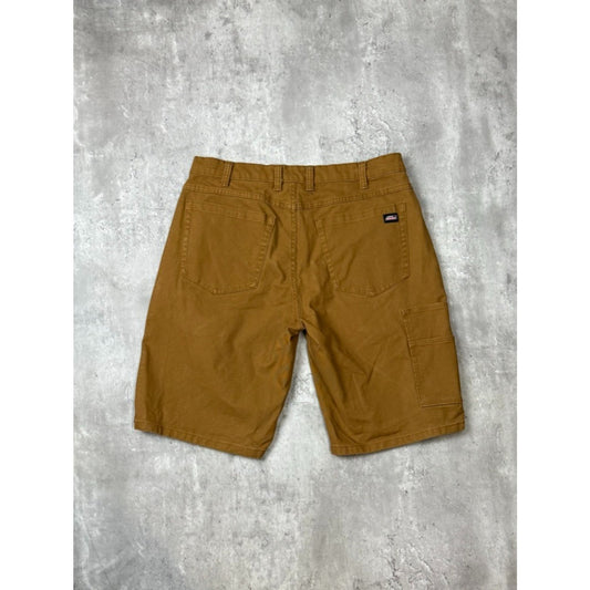 Dickies Canvas Workwear Five Pocket Shorts Size 34 Beige