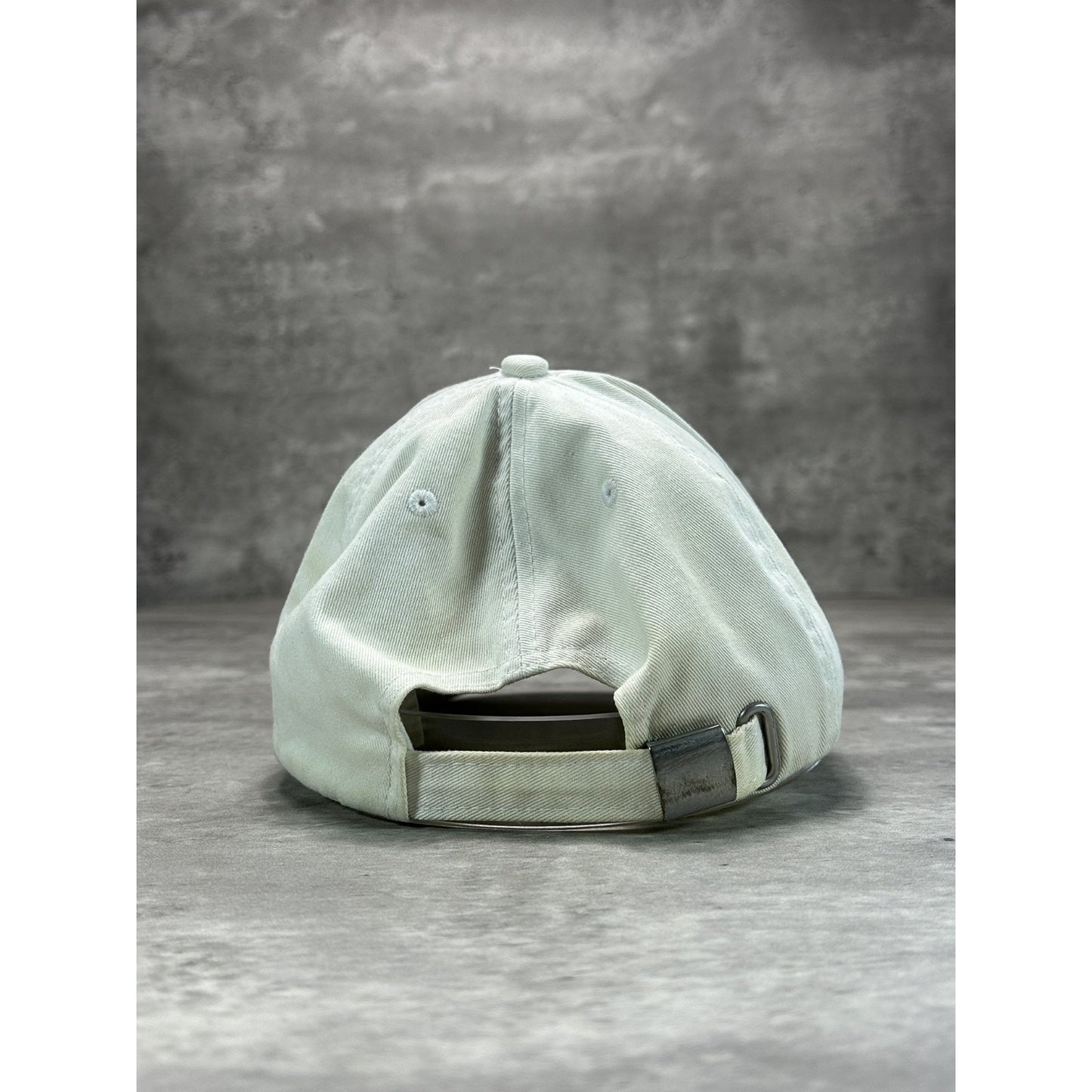 Vintage BMW Embroidered Logo Car Strapback Hat OSFA White