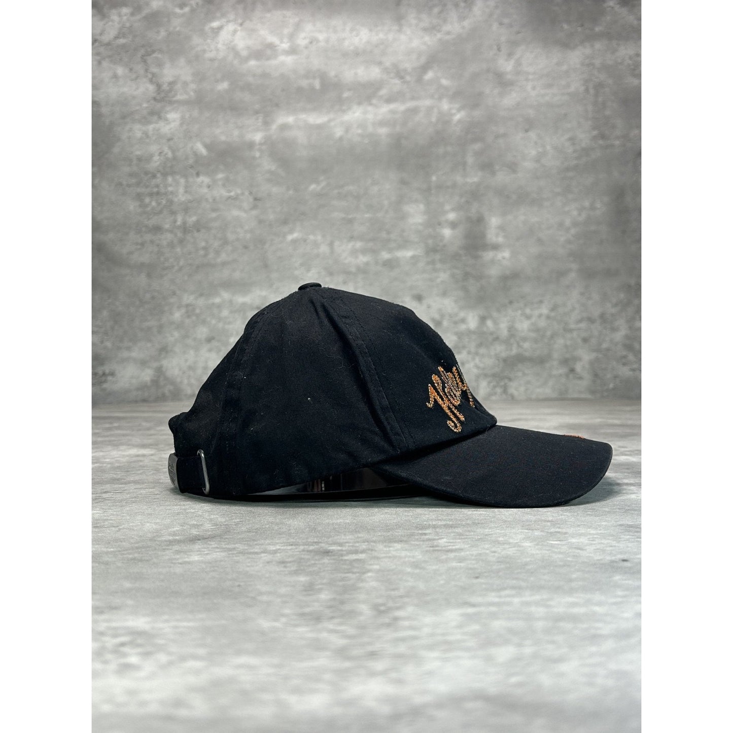 Vintage Y2K Harley Davidson Motorcycles Embroidered Spellout Strapback Hat OSFA