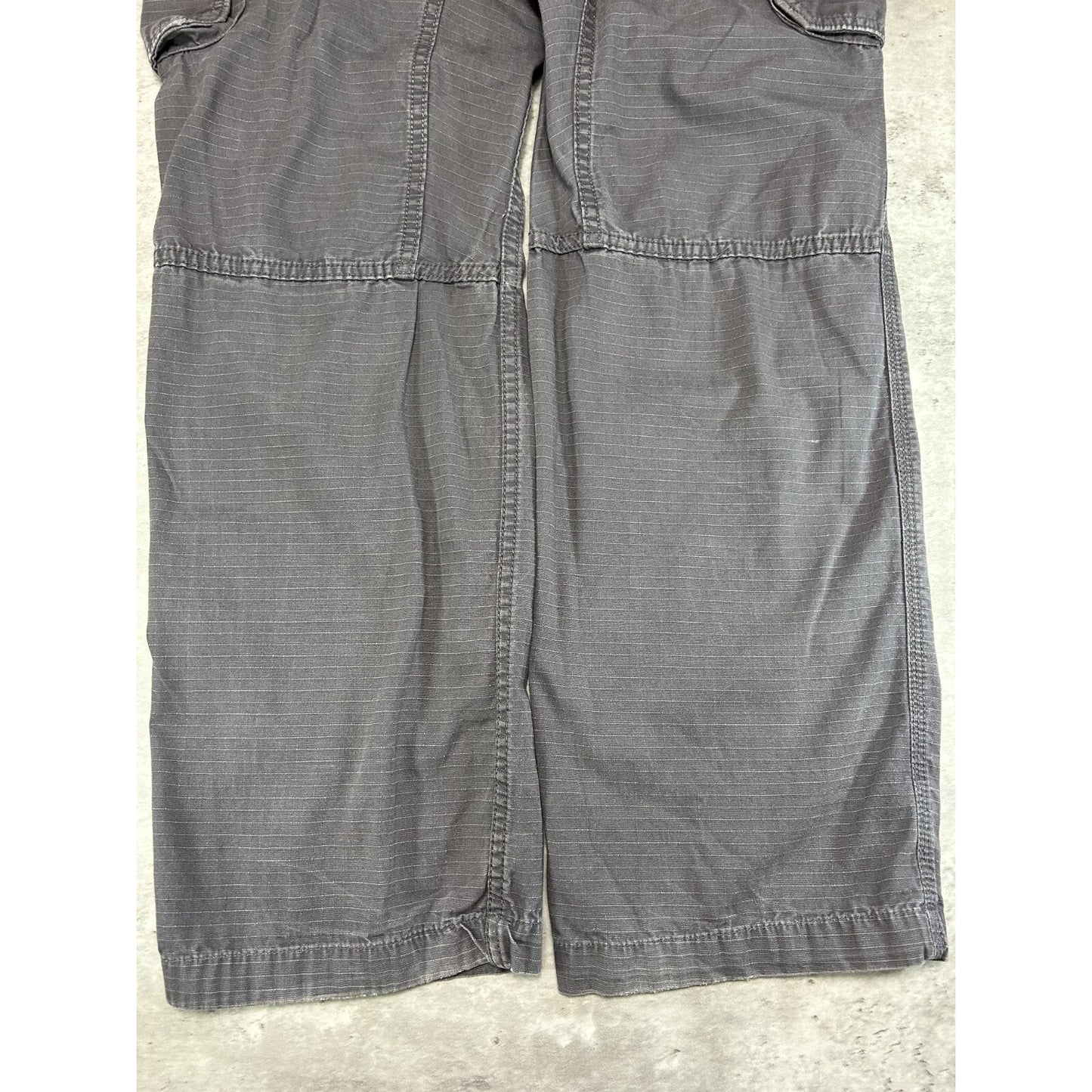 Carhartt Force Ripstop Canvas Workwear Cargo Pants Size 37 Gray