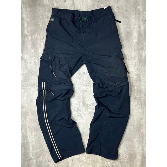 Vintage Y2K Ungava Wavers Convertible Nylon Cargo Track Pants Size Small