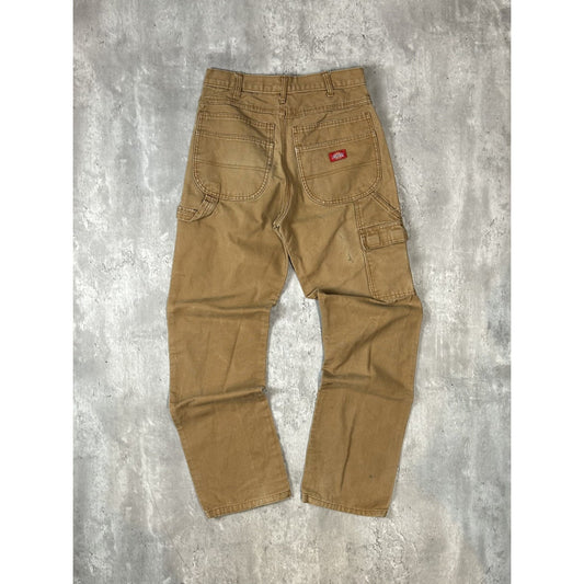 Vintage Dickies Canvas Workwear Carpenter Pants Size 31 Beige