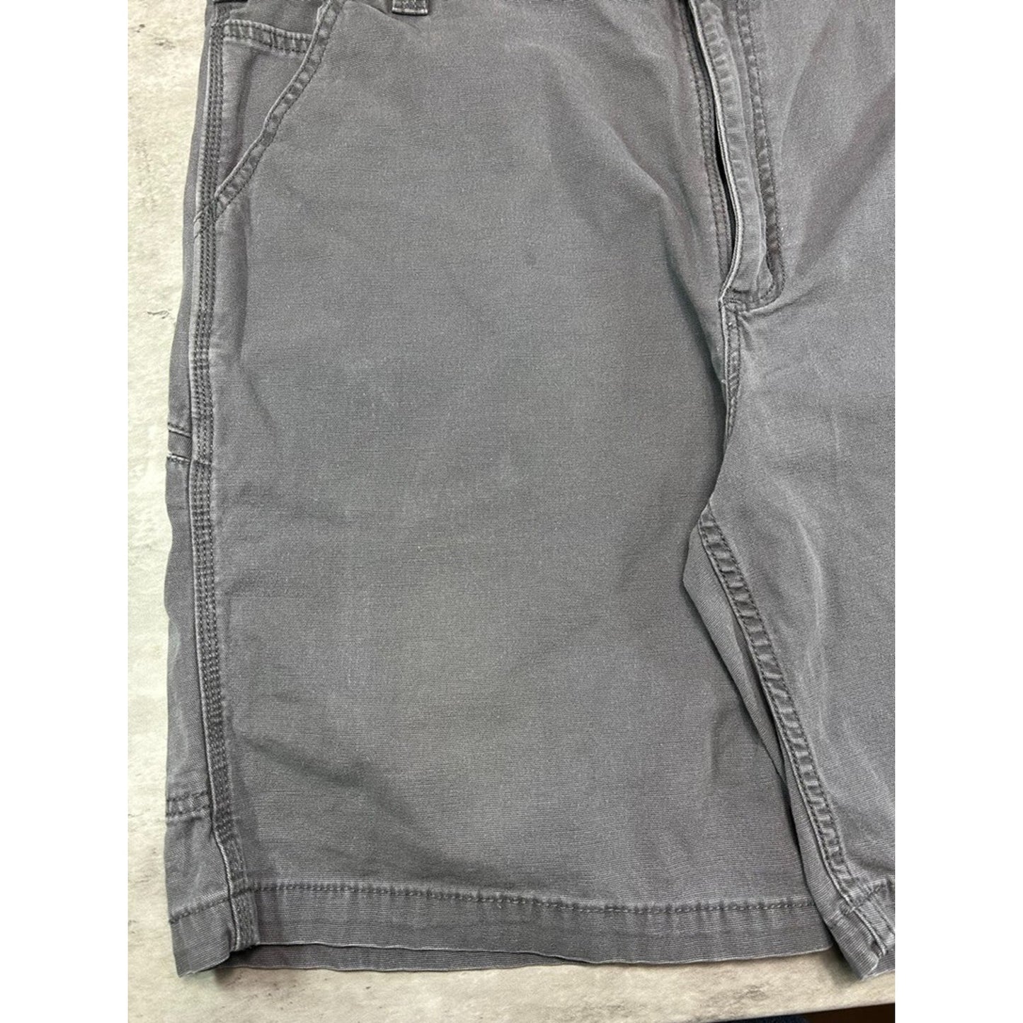 Carhartt Relaxed Fit Canvas Workwear Carpenter Shorts Size 42 Gray