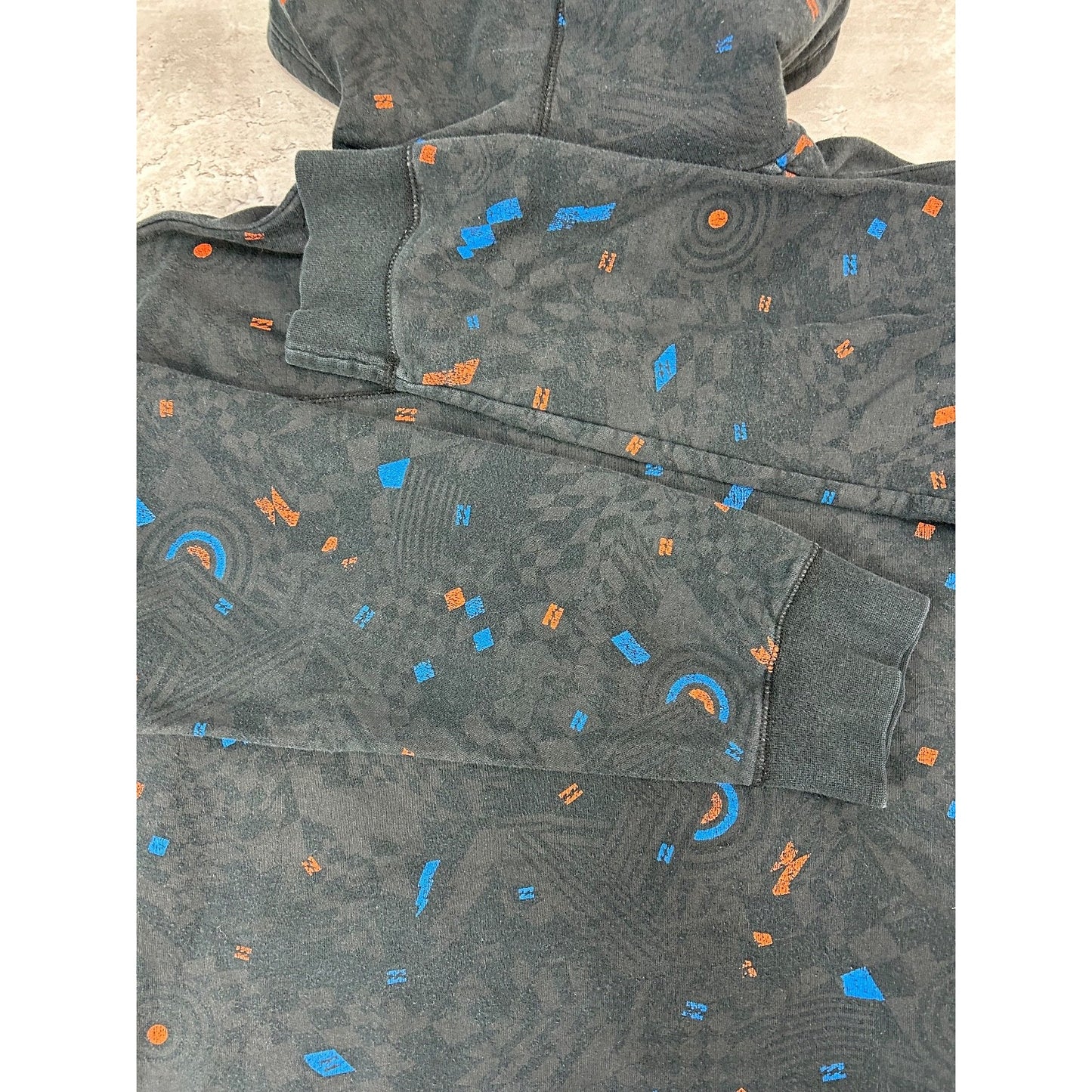 Vintage Y2K Billabong Embroidered Spellout Full Zip Hooded Sweatshirt Size XL