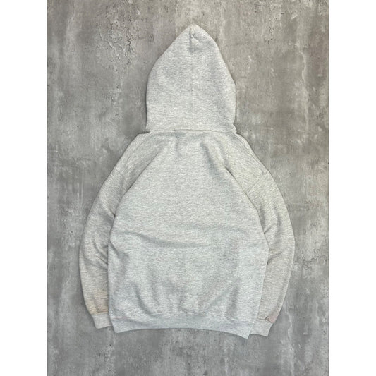 Vintage 90s River Dell Hawks NCAA Baseball Graphic Hooded Sweatshirt Size Large