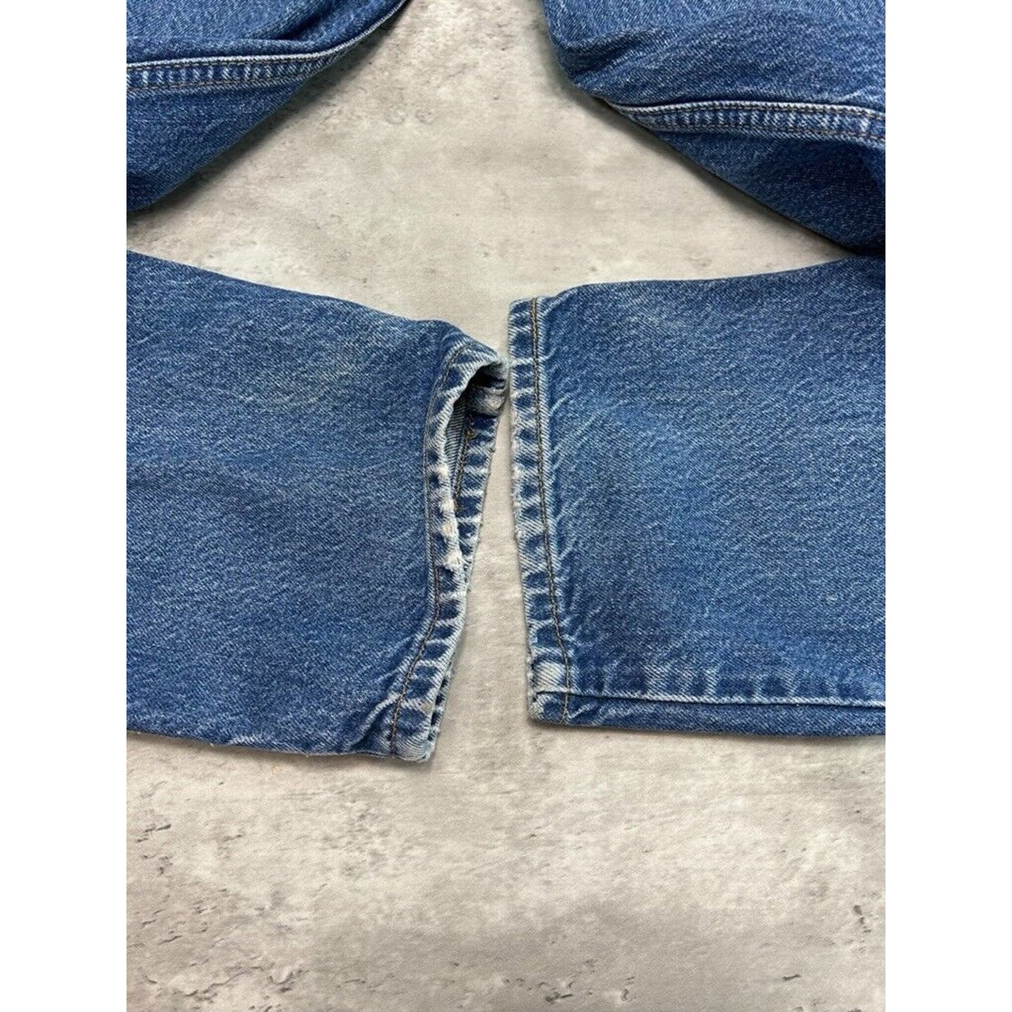 Vintage 80s Levis 550 Orange Tab Relaxed Fit Medium Wash Denim Pants Size 37