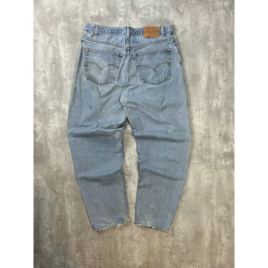 Vintage 90s Levis 560 Red Tab Light Wash Denim Pants Size 37