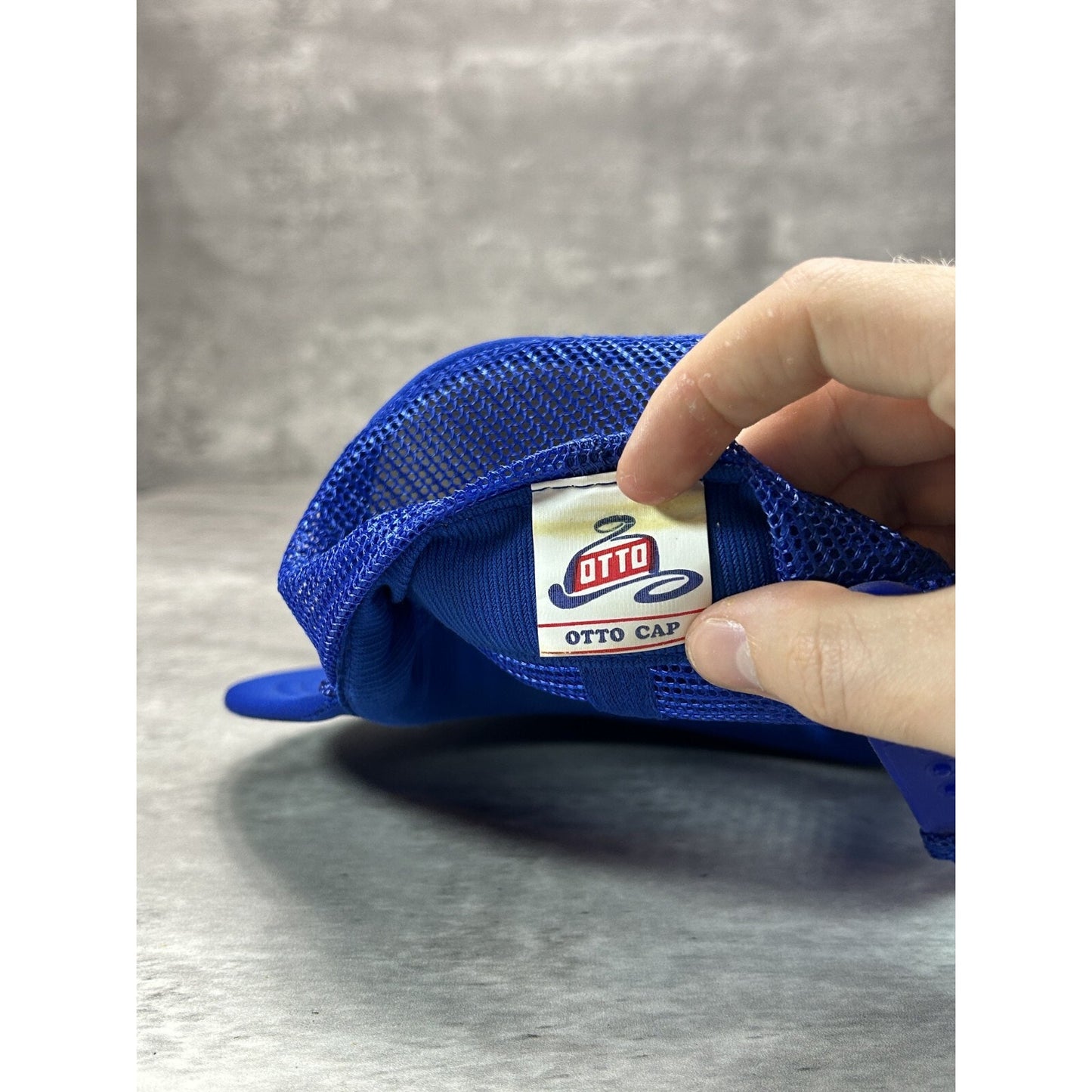 Vintage 1980s Schwab Ford Graphic Spellout Logo Trucker Snapback Hat OSFA