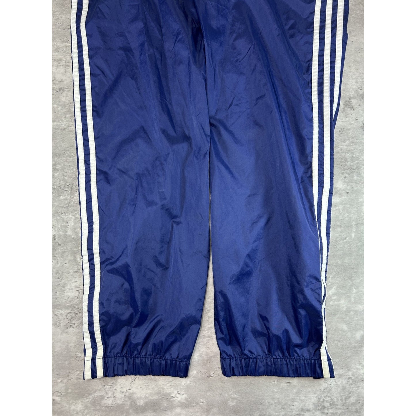 Vintage 90s Adidas Embroidered Logo Nylon Track Pants Size Small