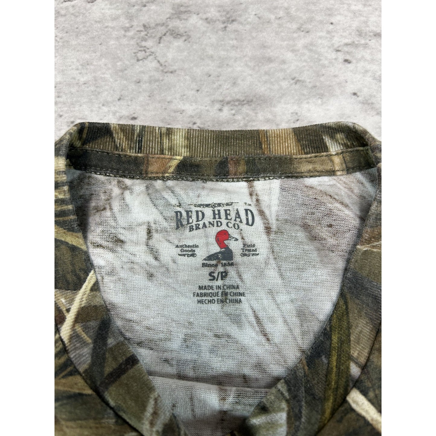Vintage True Timber Dri Tree Camo Hunting Long Sleeve T-Shirt Size Small