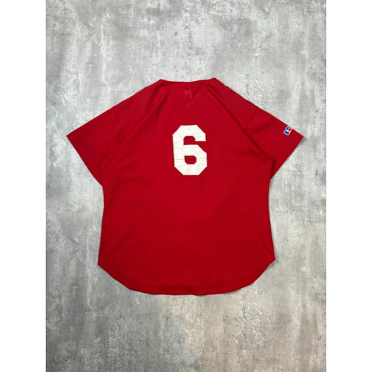 Vintage 90s Central Missouri Mules NCAA Stitched Baseball Jersey Size XL