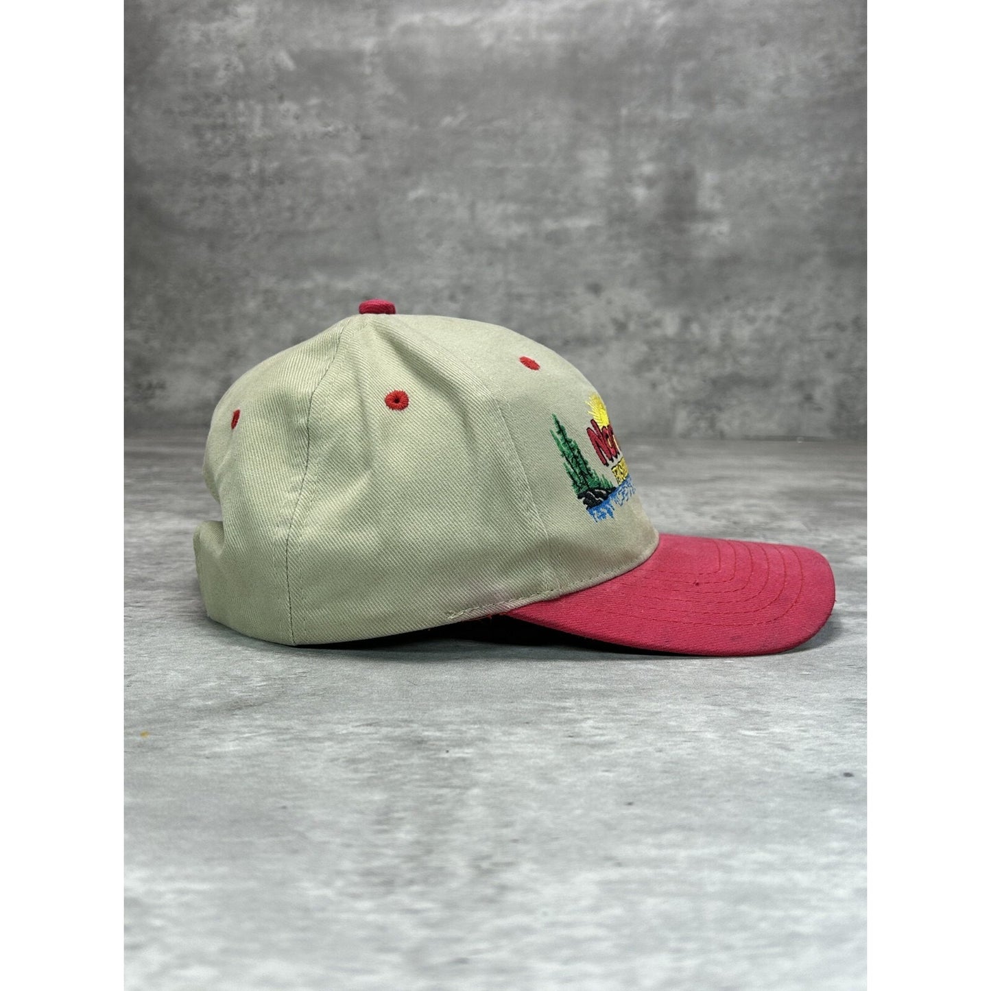 Vintage 90s Northland Fishing Tackle Embroidered Spellout Snapback Hat OSFA