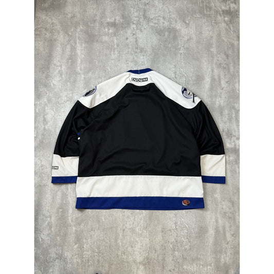 Vintage 90s Tampa Bay Lightning NHL CCM Stitched Hockey Jersey Size XL