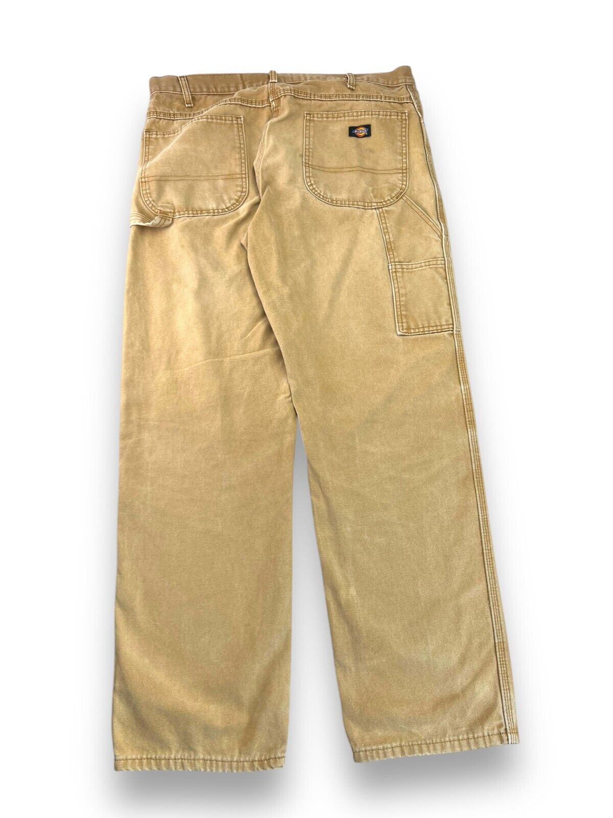 Vintage Dickies Canvas Workwear Carpenter Pants Size 36W Beige