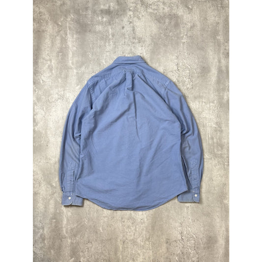 Vintage Polo Ralph Lauren Embroidered Pony Long Sleeve Button Up Shirt Sz Medium