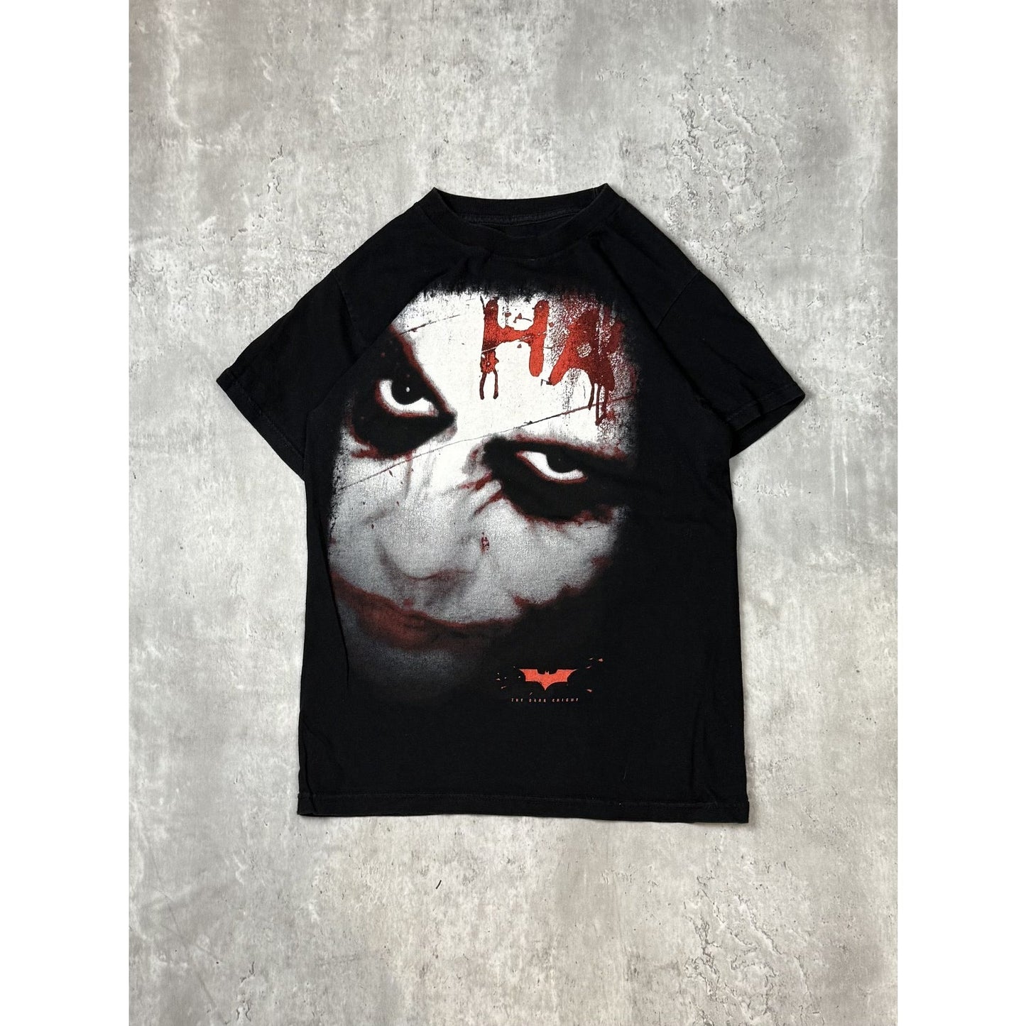 Batman The Dark Knight The Joker Big Face Movie Promo Graphic T-Shirt Size Small