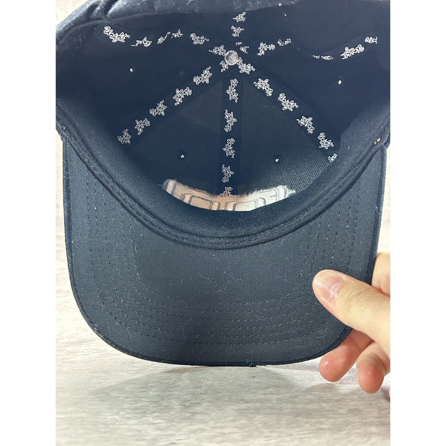Vintage 90s Tool Embroidered Spellout Rock Music Band Fitted Hat Small