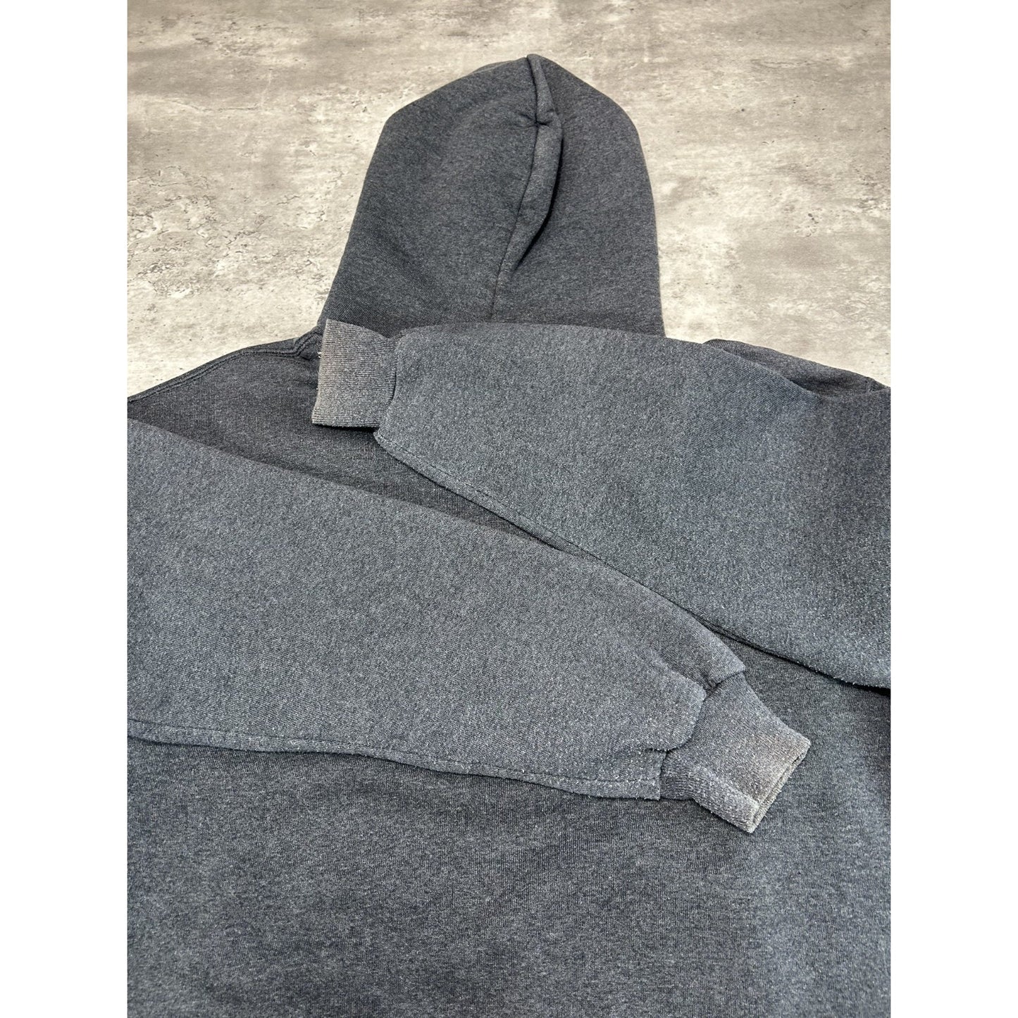 Vintage 90s Duke Blue Devils NCAA Graphic Spellout Hooded Sweatshirt Size Large