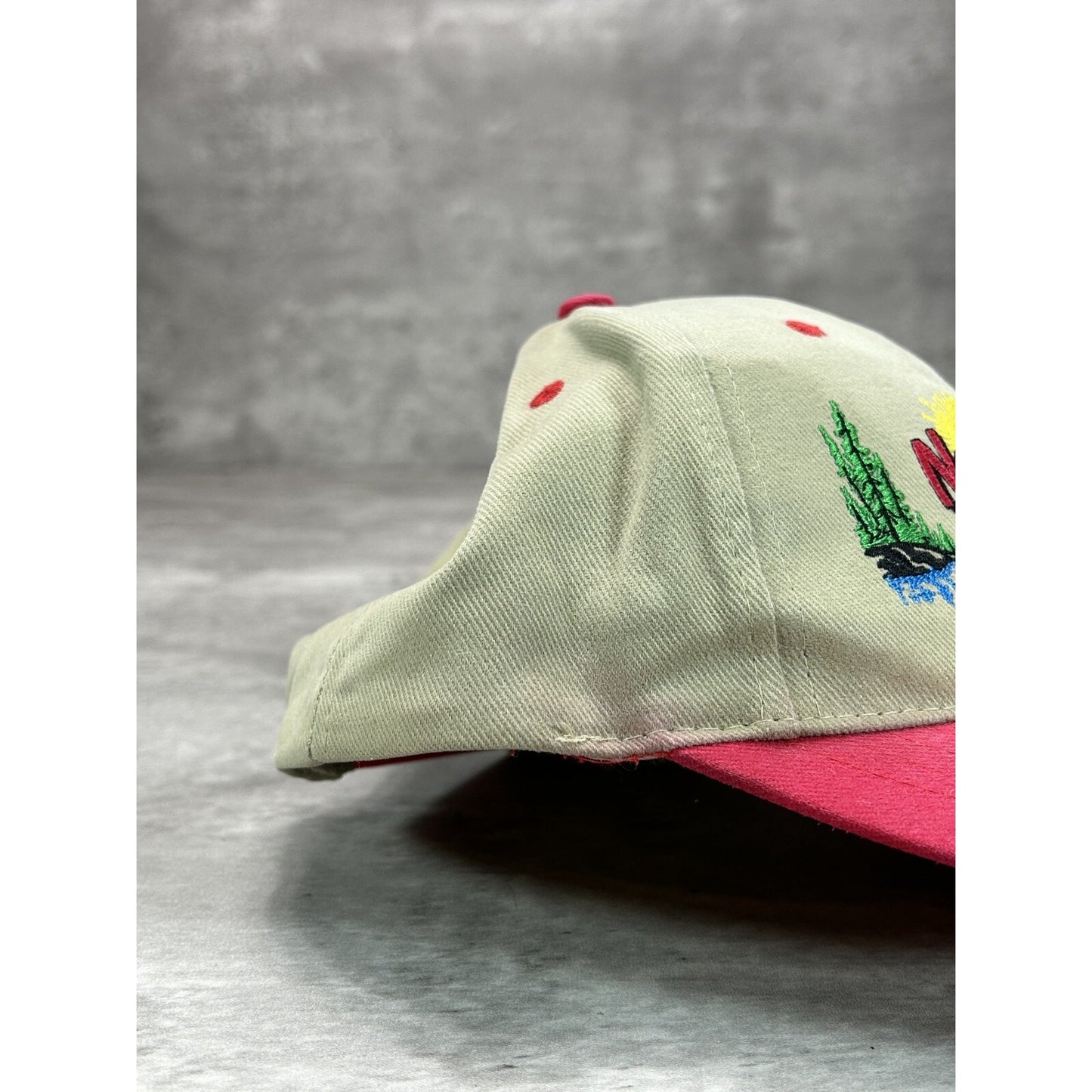 Vintage 90s Northland Fishing Tackle Embroidered Spellout Snapback Hat OSFA