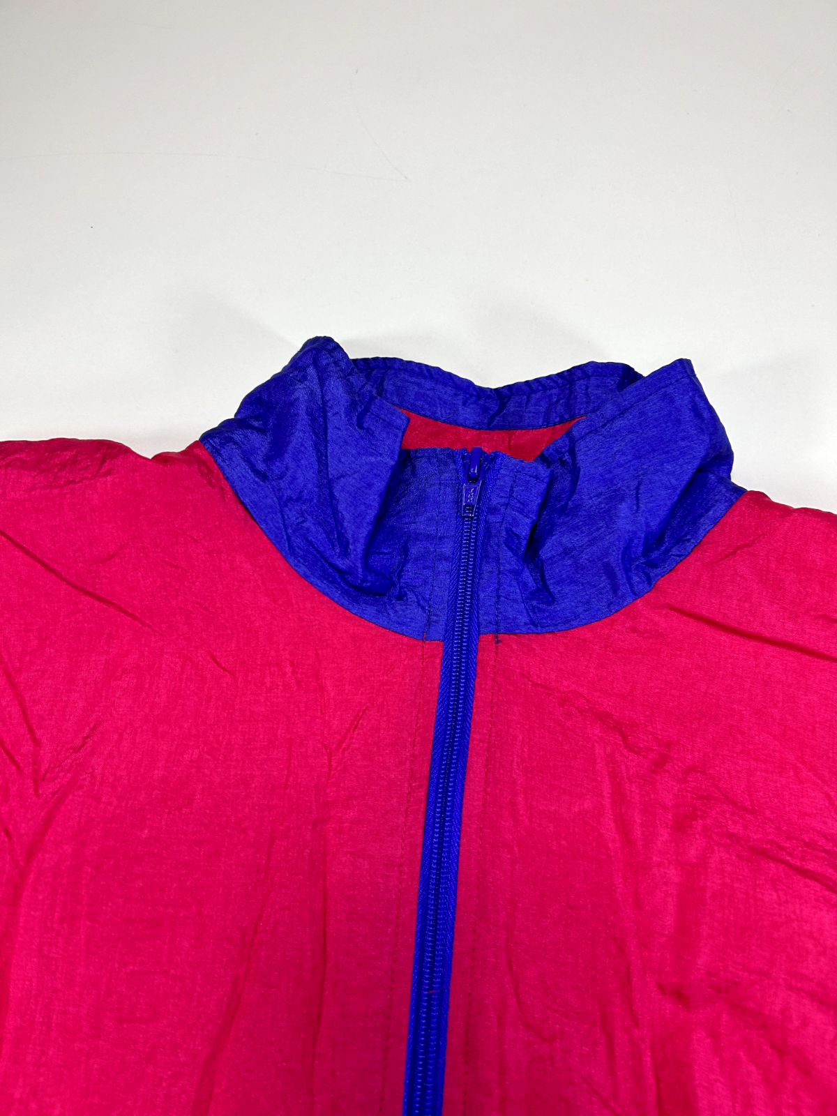 Vintage 90s Team USA Embroidered Full Zip Nylon Windbreaker Jacket Size XL