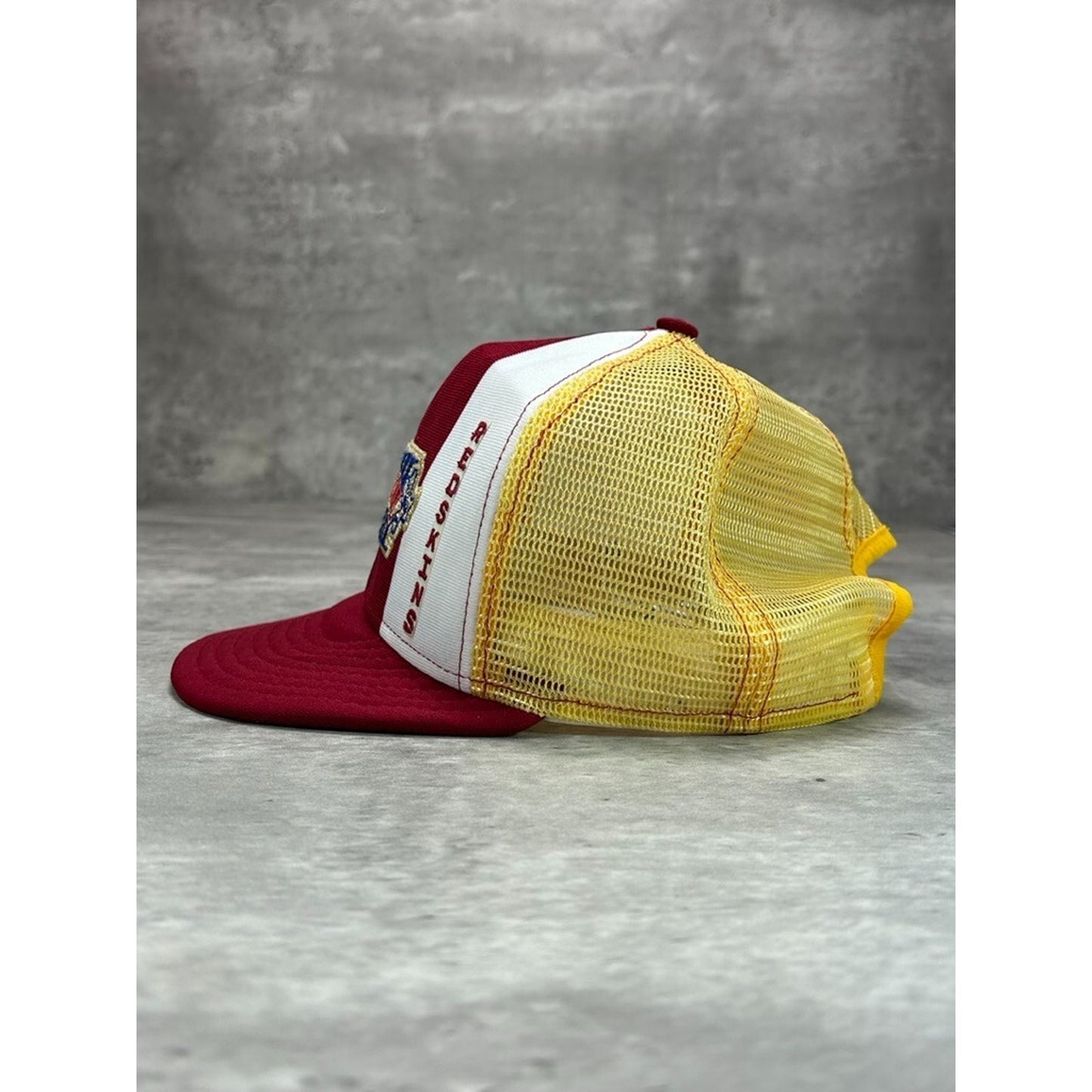 VTG 1984 Washington NFL Super Bowl XVIII Lucky Stripes Trucker Snapback Hat OSFA