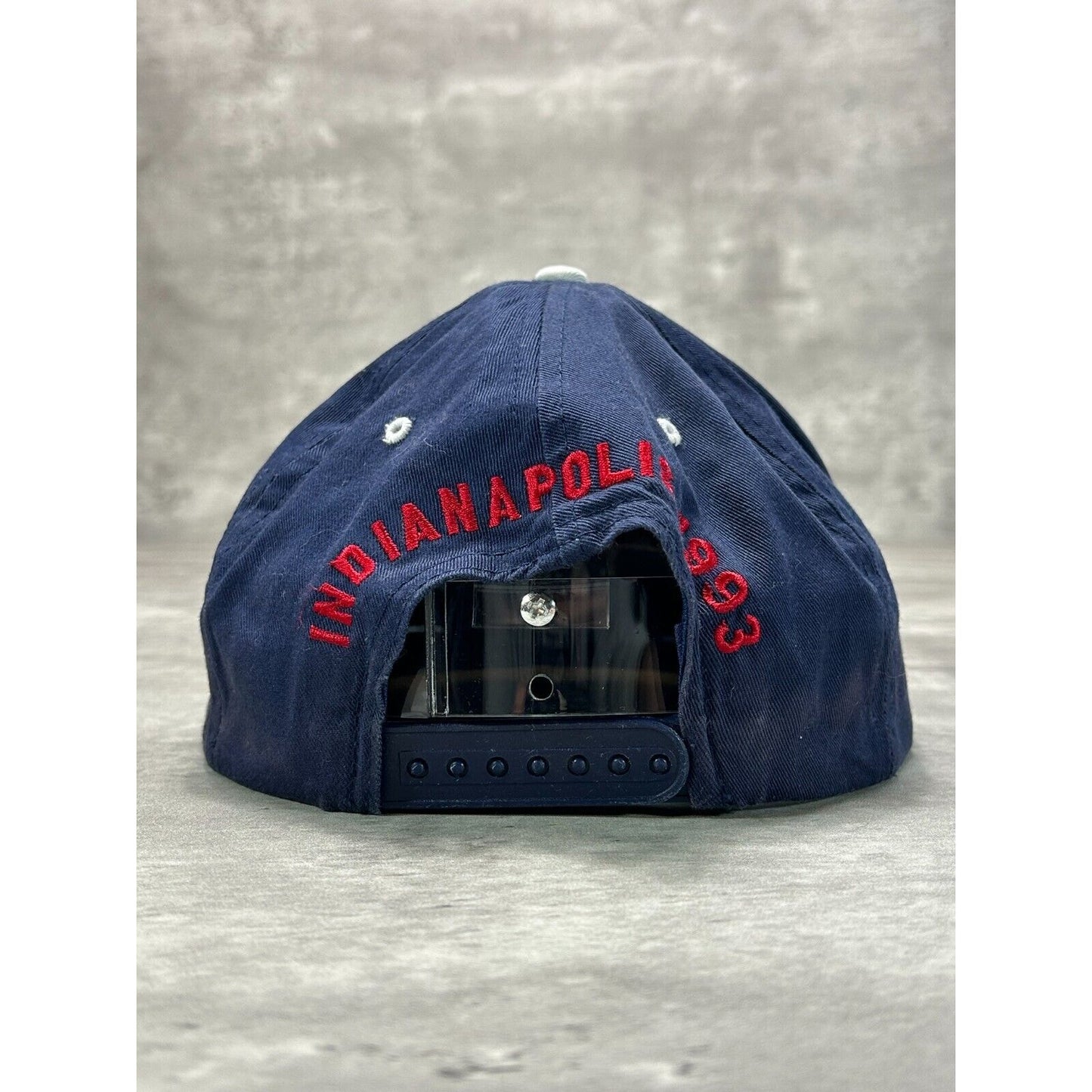 Vintage 90s NHRA Racing U.S. Nationals Embroidered Spell Out Snapback Hat OSFA