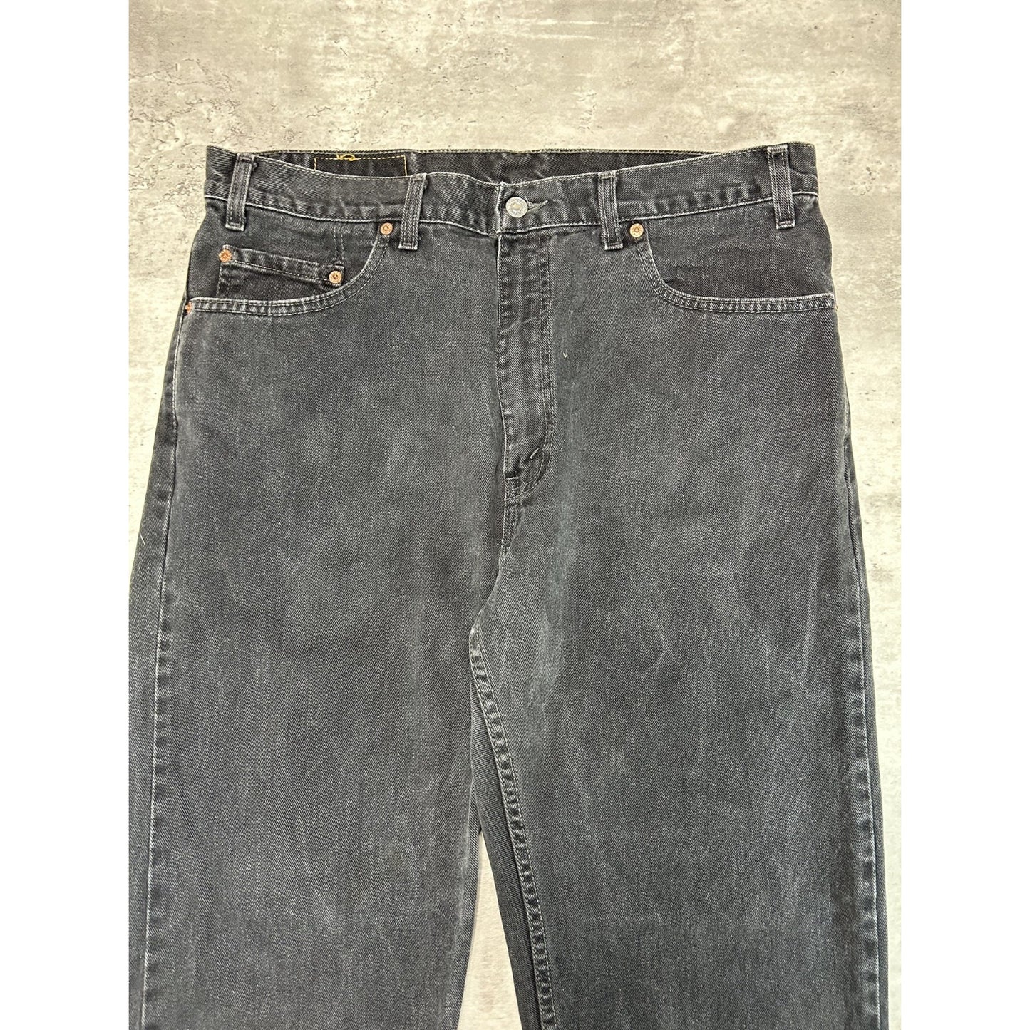 Vintage 90s Levis 505 Regular Fit Straight Leg Back Denim Pants Size 38
