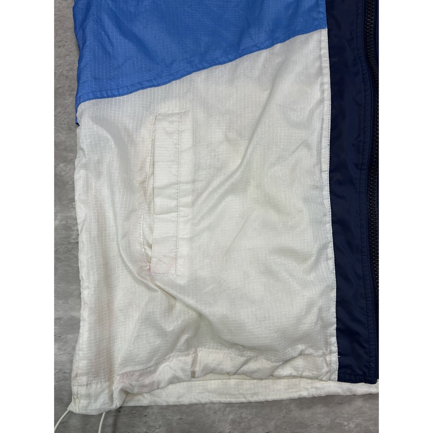 Vintage 90s UNC Tarheels NCAA Embroidered Starter Nylon Windbreaker Jacket Sz XL