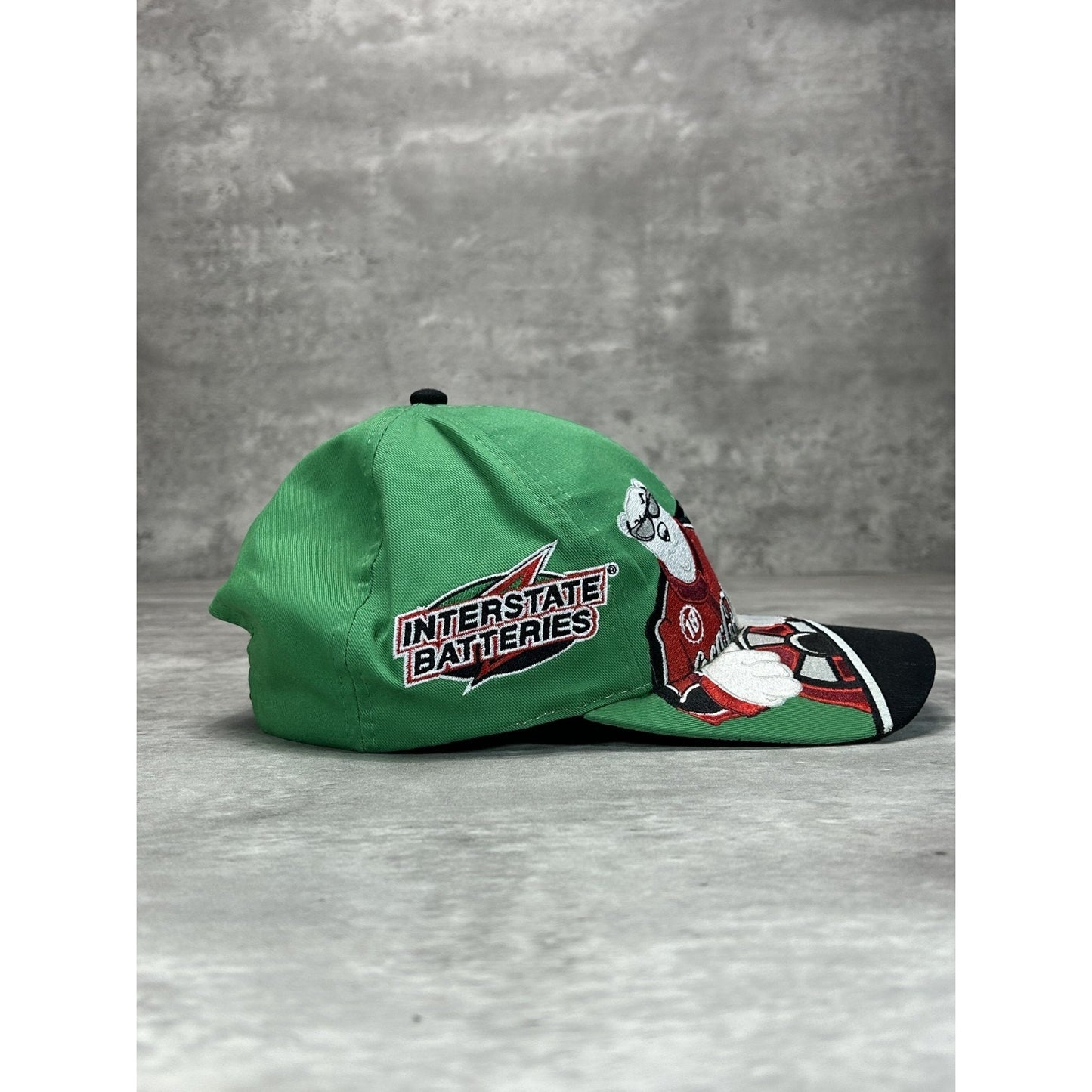Vintage 90s Bobby Labonte #18 Nascar Interstate Racing Snapback Hat OSFA