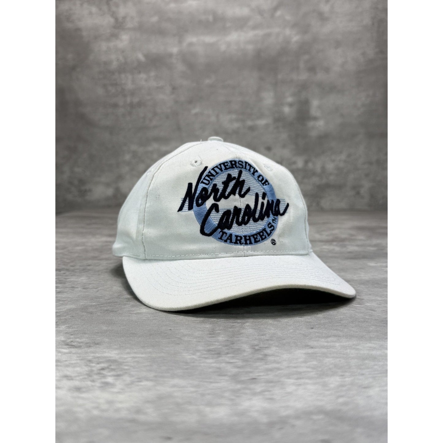 Vintage 90s North Carolina NCAA Embroidered Spellout Snapback Hat OSFA