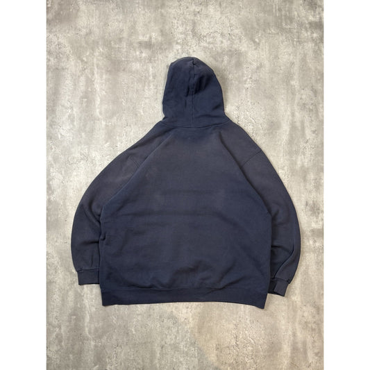 Vintage 2000s Nike Middle Spellout Pullover Hooded Sweatshirt Size 2XL