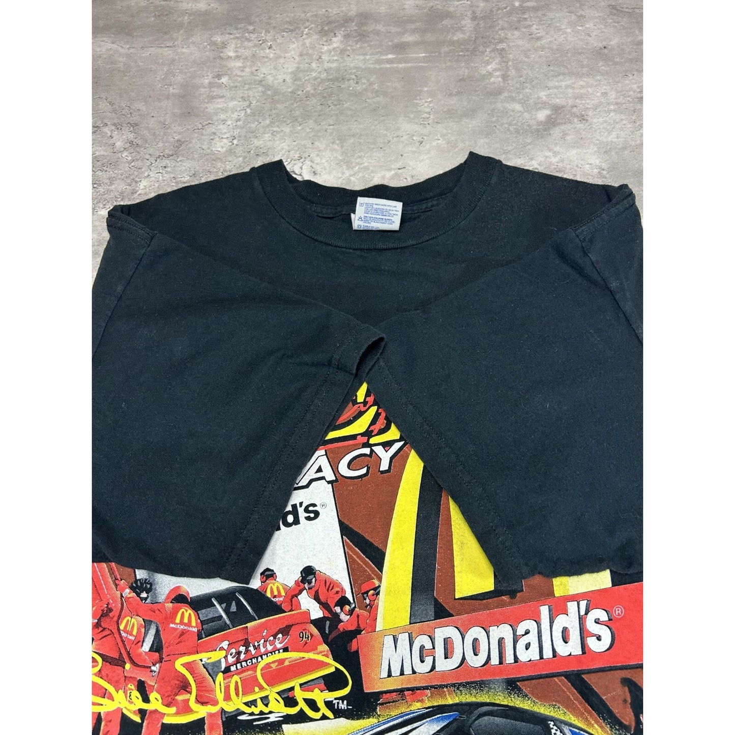 Vintage 1999 Bill Elliott #94 Feel The Rumble Nascar Racing T-Shirt Size XL