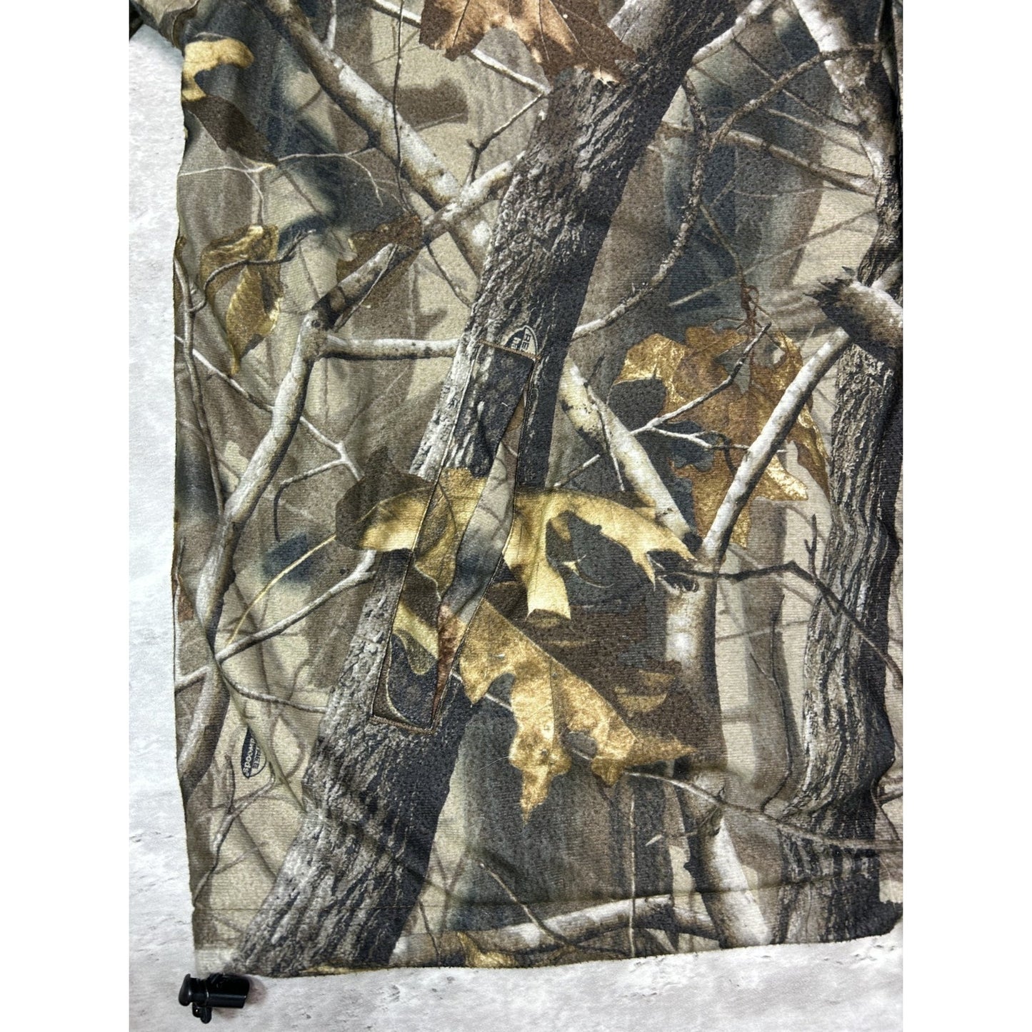 Vintage 90s Stearns Dry Wear Advantage Tree Camo Hunting Bomber Jacket Size XL