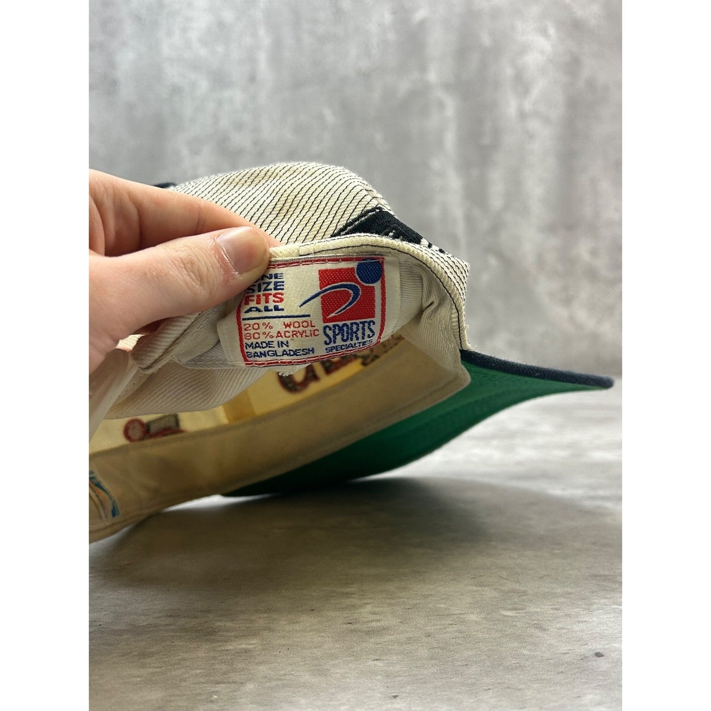 Vintage 90s Chicago Bulls NBA Sports Specialties Shadow Snapback Hat OSFA