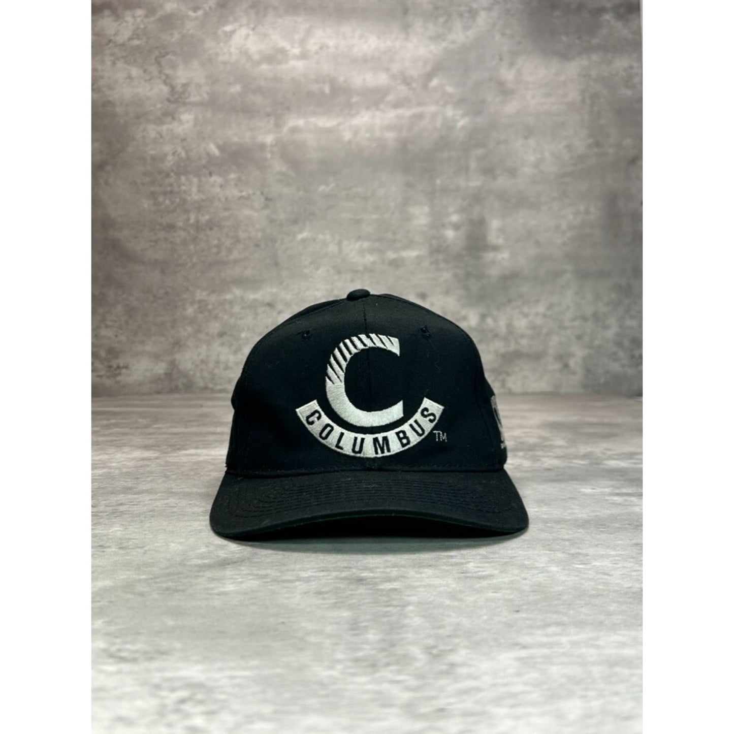 Vintage 90s Columbus Chill ECHL Embroidered Logo Hockey Snapback Hat OSFA