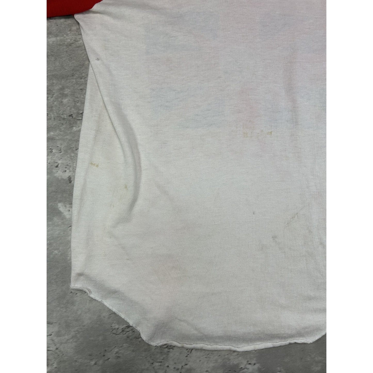 Vintage 80s The British Bulldogs Two Tone Raglan 3/4 Sleeve T-Shirt Size Small