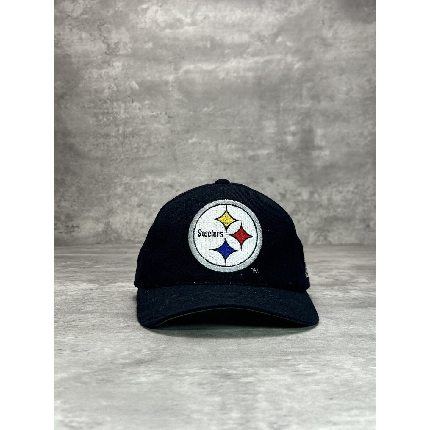 VTG 90s Pittsburgh Steelers NFL Sports Specialties Plain Logo Snapback Hat OSFA