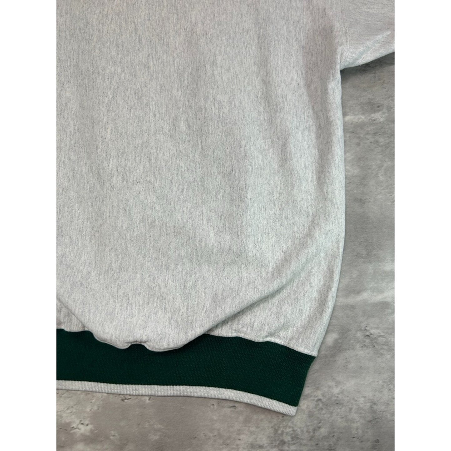 Vintage 90s Green Bay Packers NFL Embroidered Football Sweatshirt Size XXL Gray