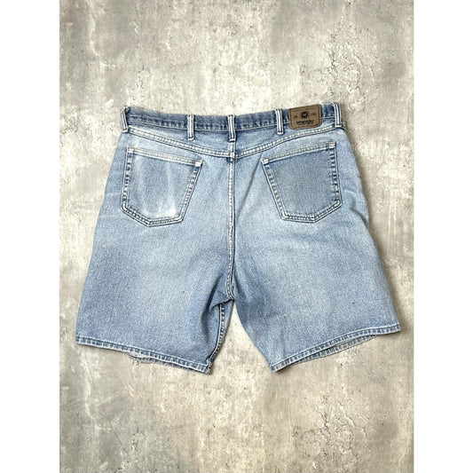 Vintage Wrangler Relaxed Fit Light Wash Denim Shorts Size 41