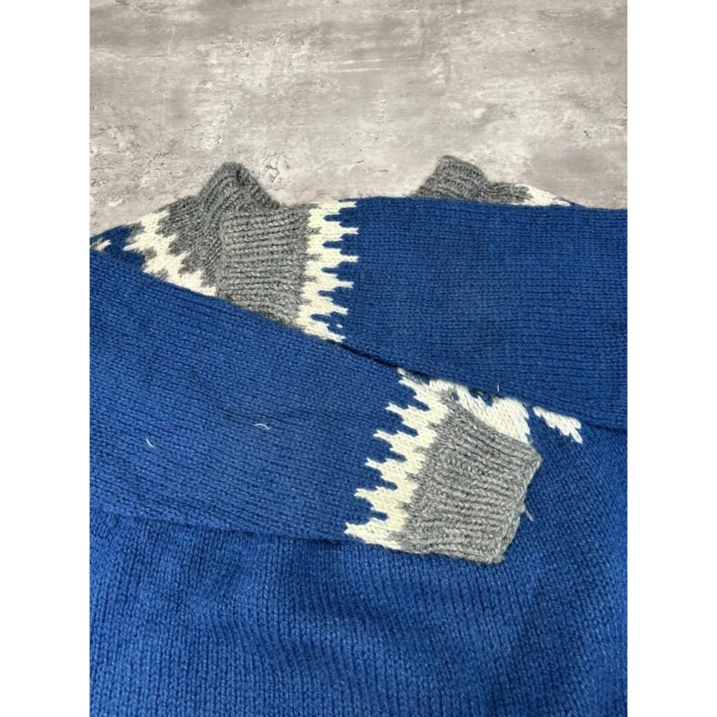 Vintage 80s/90s Heavyweight Striped Pullover Knit Sweater Size XL