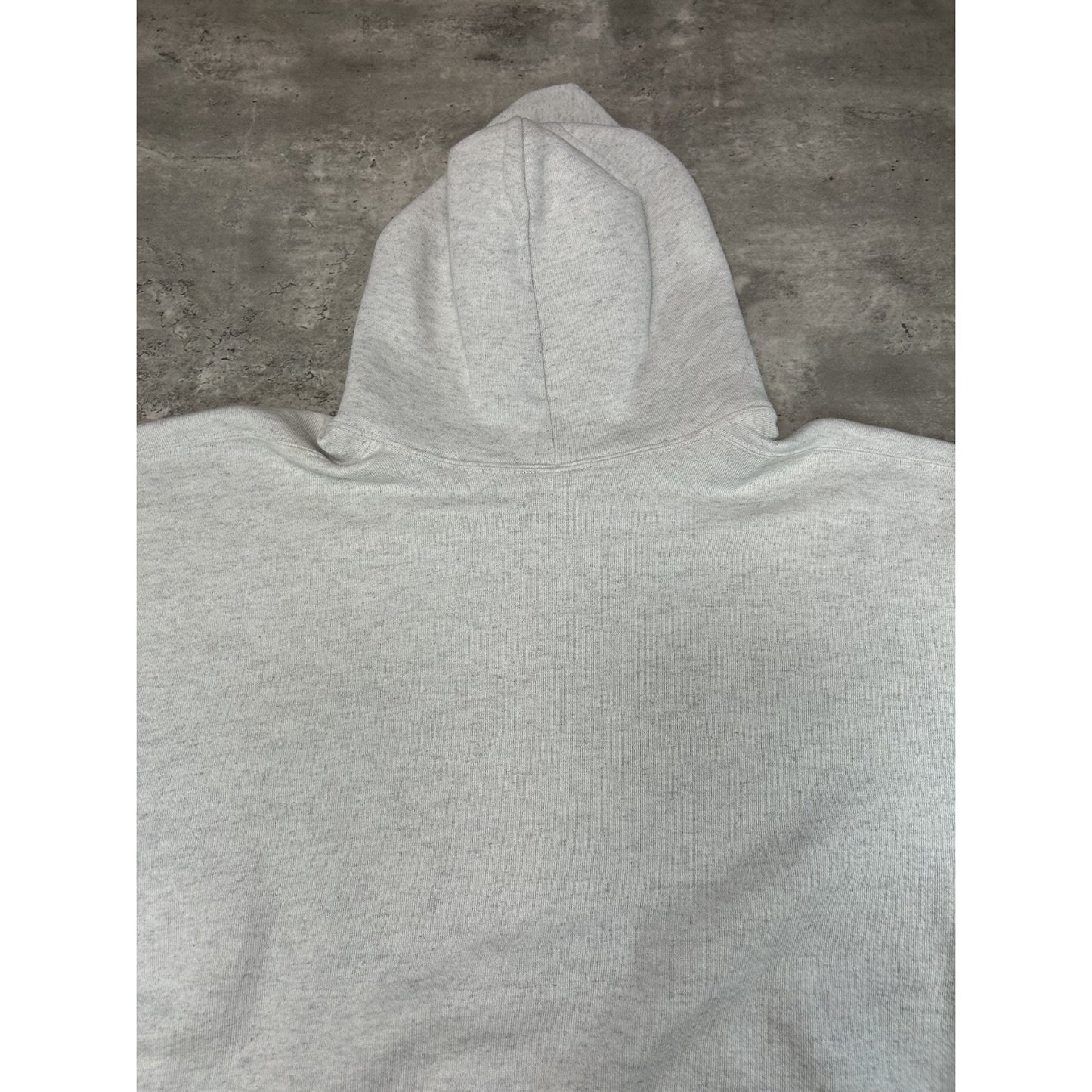 Vintage 90s US Army Graphic Spellout Pullover Hooded Sweatshirt Size XL Gray