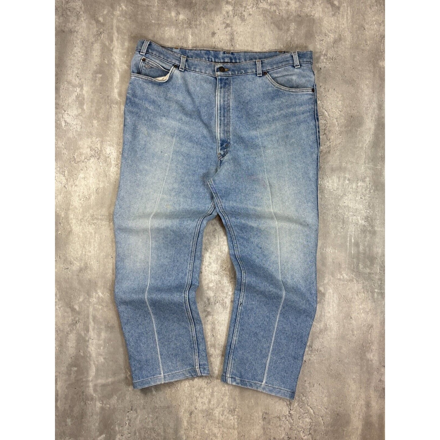 Vintage Levis Silver Medal Light Wash Baggy Fit Denim Pants Size 42 Blue