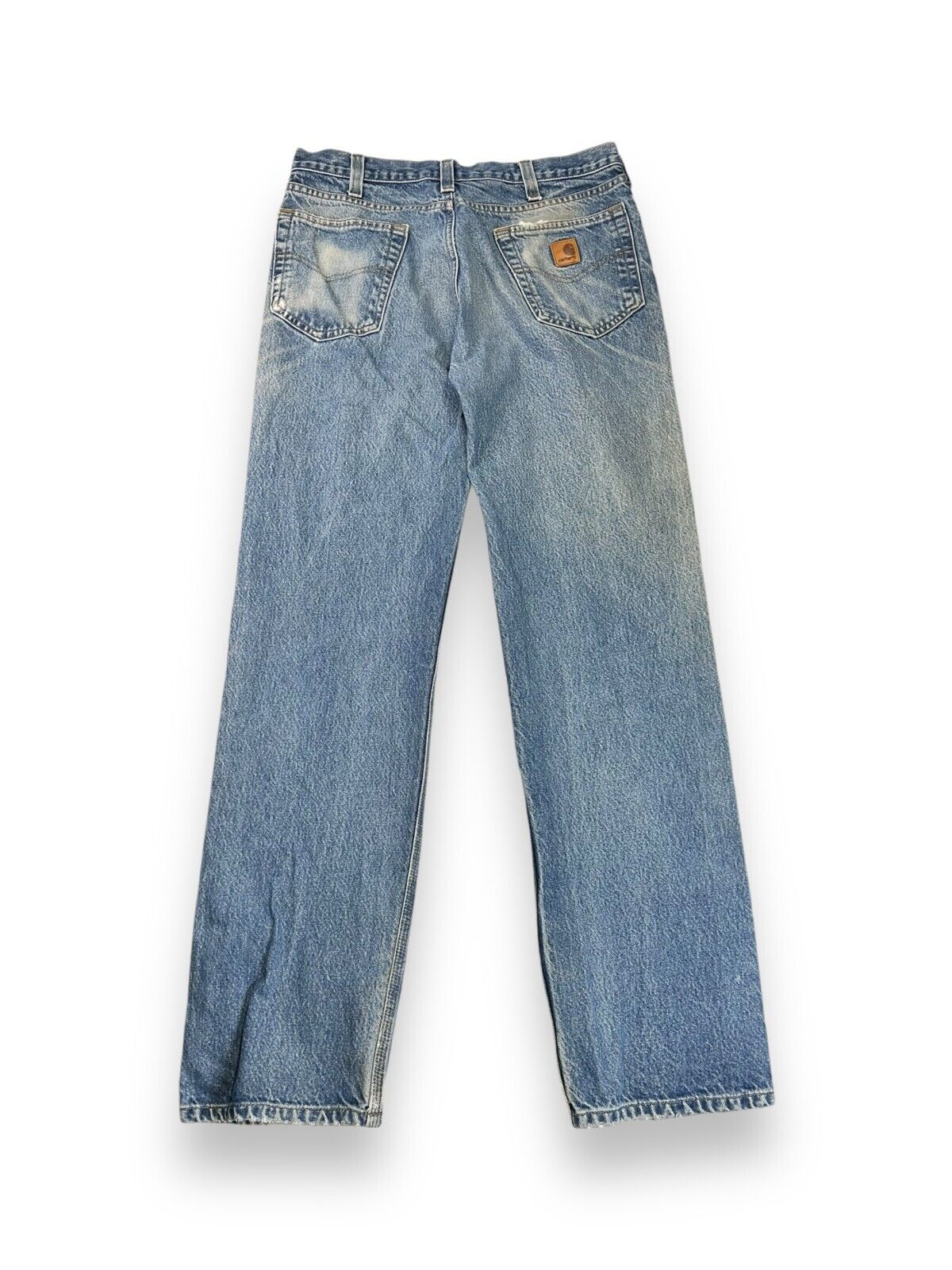 Vintage Carhartt Relaxed Fit Medium Wash Denim Workwear Pants Size 32W